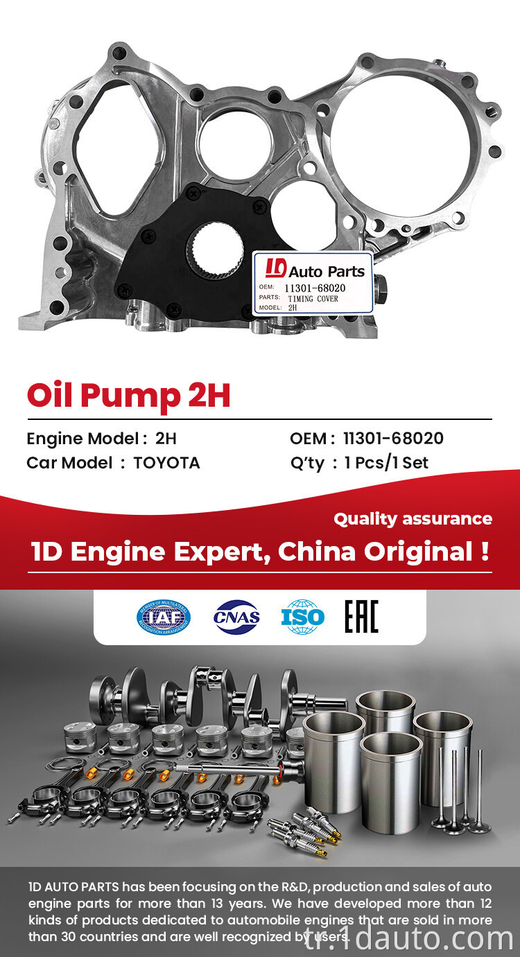 Toyota 2H Motor Yağı Pompası Orijinal Toyota 2H Engine Oil Pump Original